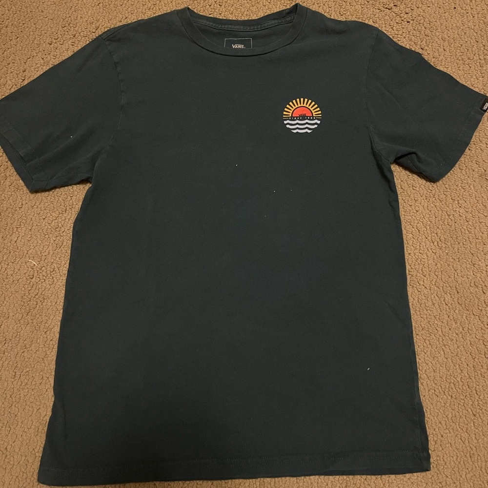 Rare Green Vans Sunset tee